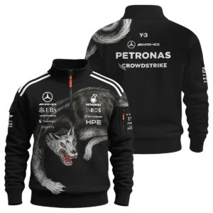 2026 Mercedes x Y-3 Japan GP F1 - Hoodie Half Zip BLMER18326A2HDF