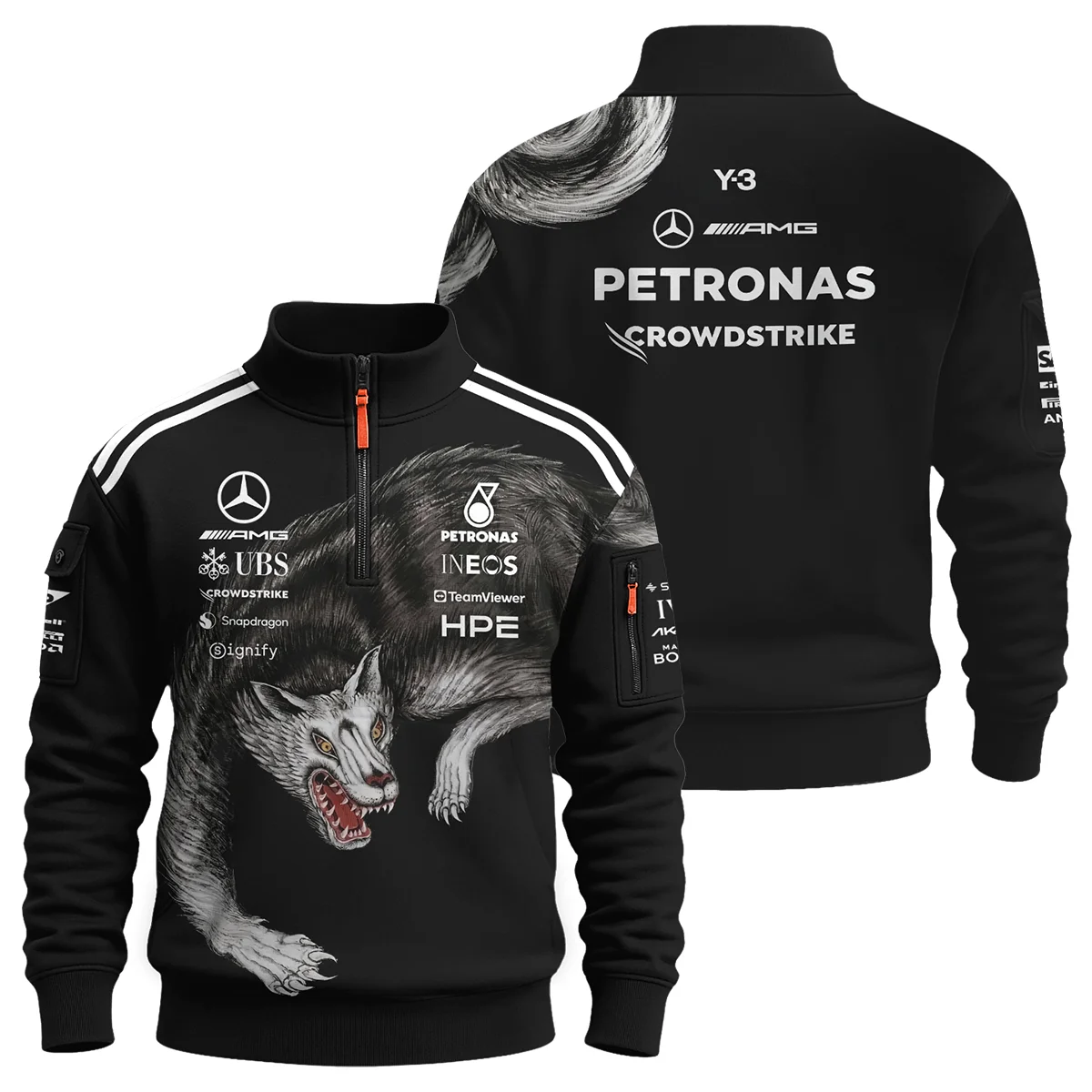 2026 Mercedes x Y-3 Japan GP F1 - Sweatshirt Zipper BLMER18326A2SHZ 2026 Mercedes x Y-3 Japan GP F1 - Sweatshirt Zipper BLMER18326A2SHZ