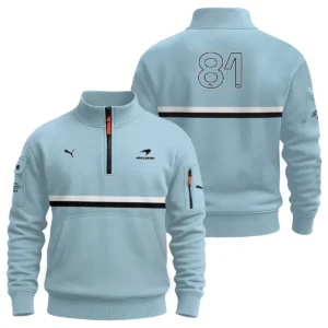 OP81 Oscar Piastri Puma McLaren - Hoodie Half Zip BLOP28326A1HDF