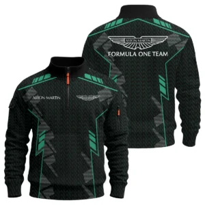 Aston Martin F1 Teamwear Hoodie Quilted Waffle BLVA5326A1AMHQW