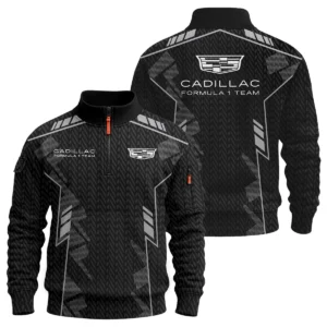 Cadillac F1 Teamwear Hoodie Quilted Waffle BLVA5326A1CDLHQW