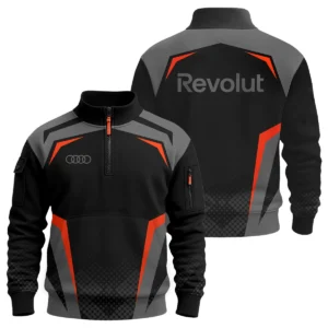 Audi F1 Teamwear Hoodie Quilted Waffle BLVA5326A3AUDIHQW