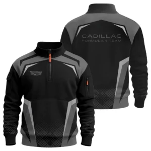 Cadillac F1 Teamwear Hoodie Quilted Waffle BLVA5326A3CDLHQW