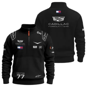 2026 Valtteri Bottas Cadillac F1 Team Apparel Hoodie Quilted Waffle BLVA9326VB3HQW
