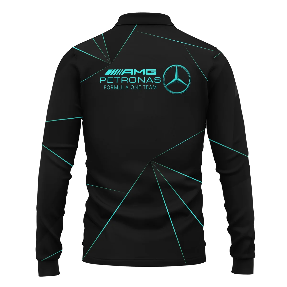 Mercedes F1 Teamwear Long Polo Shirt BL8326A1MERLPL Mercedes F1 Teamwear Long Polo Shirt BL8326A1MERLPL