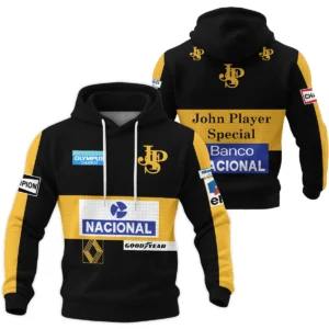 1985 Ayrton Senna John Player Special - Lotus F1 Winter Fleece Jacket BL3725A4WFJ