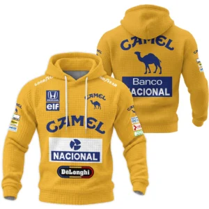 1987 Ayrton Senna Camel Honda F1 Winter Fleece Jacket BL3725A5WFJ