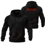 Fanwear Ferrari F1 Teamwear Hoodie Quilted Waffle BL8326A1FRRHQW - Style For Fan