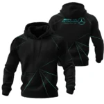 Mercedes F1 Teamwear Hoodie Quilted Waffle BL8326A1MERHQW