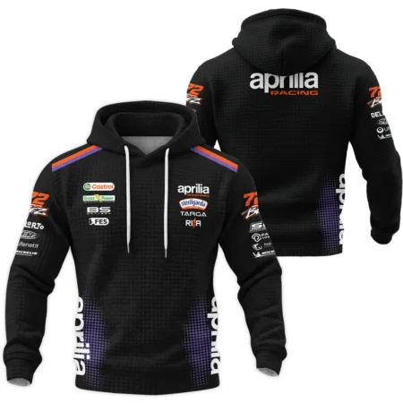 2026 Marco Bezzecchi Aprilia Racing Moto GP Teamwear Hoodie Quilted Waffle BLGP26326A1HQW