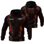 Audi F1 Teamwear Hoodie Quilted Waffle BLVA5326A1AUDIHQW