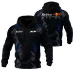Red Bull Racing F1 Teamwear Hoodie Quilted Waffle BLVA5326A1RBRHQW