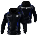 Racing Bulls F1 Teamwear Hoodie Quilted Waffle BLVA5326A1RCBHQW