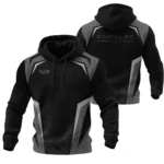 Cadillac F1 Teamwear Hoodie Quilted Waffle BLVA5326A3CDLHQW