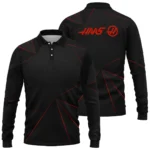 Haas F1 Teamwear Long Polo Shirt BL8326A1HAASLPL