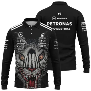 2026 Japan GP Y-3 x Mercedes F1 - Zipper Hoodie BLMER18326A1ZHD