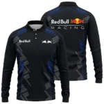 Red Bull Racing F1 Teamwear Long Polo Shirt BLVA5326A1RBRLPL