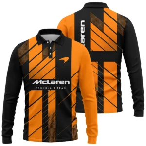 Cadillac F1 Teamwear Long Polo Shirt BLVA5326A2CADLPL