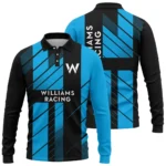 Williams F1 Teamwear Long Polo Shirt BLVA5326A2WILLPL