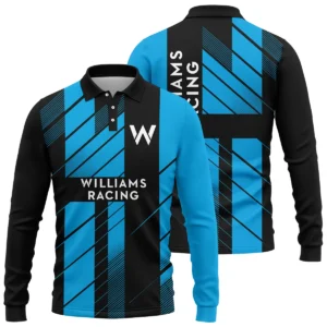 Audi F1 Teamwear Long Polo Shirt BLVA5326A2AUDILPL