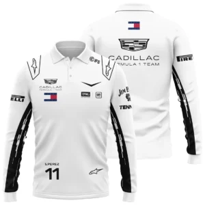 2026 Sergio Perez Cadillac F1 Team Apparel Hoodie Half Zip BLVA9326SP3HDF