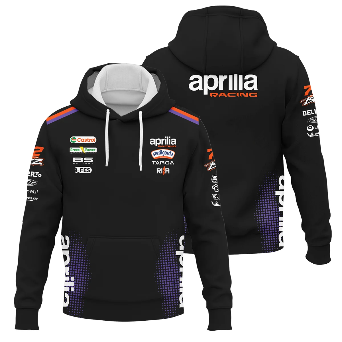 2026 Marco Bezzecchi Aprilia Racing Moto GP Teamwear Hoodie BLGP26326A1HD 2026 Marco Bezzecchi Aprilia Racing Moto GP Teamwear Hoodie BLGP26326A1HD