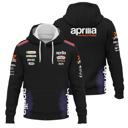 2026 Marco Bezzecchi Aprilia Racing Moto GP Teamwear Zipper Hoodie BLGP26326A1ZHD