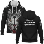 2026 Japan GP Y-3 x Mercedes F1 - Zipper Hoodie BLMER18326A1ZHD