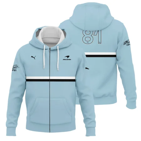 OP81 Oscar Piastri Puma McLaren - Zipper Hoodie BLOP28326A1ZHD