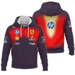2026 China GP Edition Ferrari F1 Zipper Hoodie BLVA12326FRRZHD