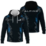 Alpine F1 Teamwear Zipper Hoodie BLVA5326A1ALPZHD