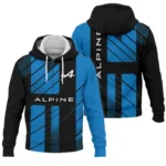 Alpine F1 Teamwear Zipper Hoodie BLVA5326A2ALPZHD