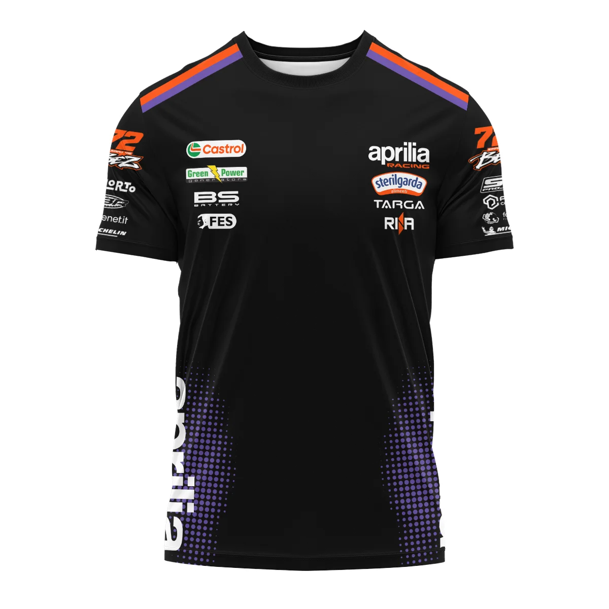 2026 Marco Bezzecchi Aprilia Racing Moto GP Teamwear T-Shirt BLGP26326A1TS 2026 Marco Bezzecchi Aprilia Racing Moto GP Teamwear T-Shirt BLGP26326A1TS