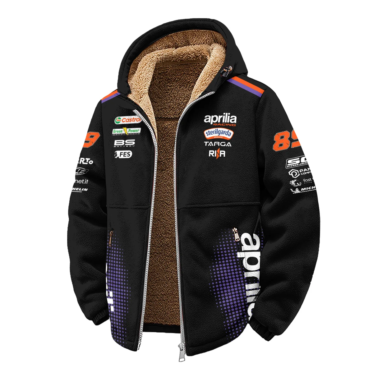 2026 Jorge Martin Aprilia Racing Moto GP Teamwear Winter Fleece Jacket BLGP26326A2WFJ 2026 Jorge Martin Aprilia Racing Moto GP Teamwear Winter Fleece Jacket BLGP26326A2WFJ