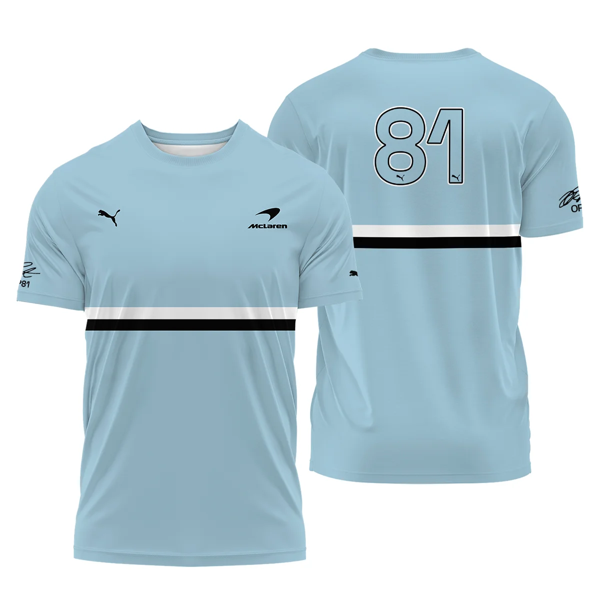 OP81 Oscar Piastri Puma McLaren - T-Shirt BLOP28326A1TS OP81 Oscar Piastri Puma McLaren - T-Shirt BLOP28326A1TS