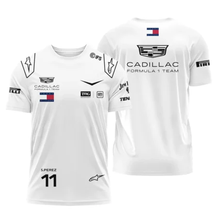 2026 Sergio Perez Cadillac F1 Team Apparel T-Shirt BLVA9326SP4TS
