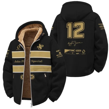 1985 Ayrton Senna John Player Special – Lotus Renault Winter Fleece Jacket BL3725A1WFJ