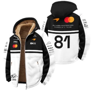 2026 Oscar Piastri 81 McLaren F1 Teamwear Down & Puffer Jackets BLOP25326A2HCJ - White 2026 Oscar Piastri 81 McLaren F1 Teamwear Down & Puffer Jackets BLOP25326A2HCJ - White