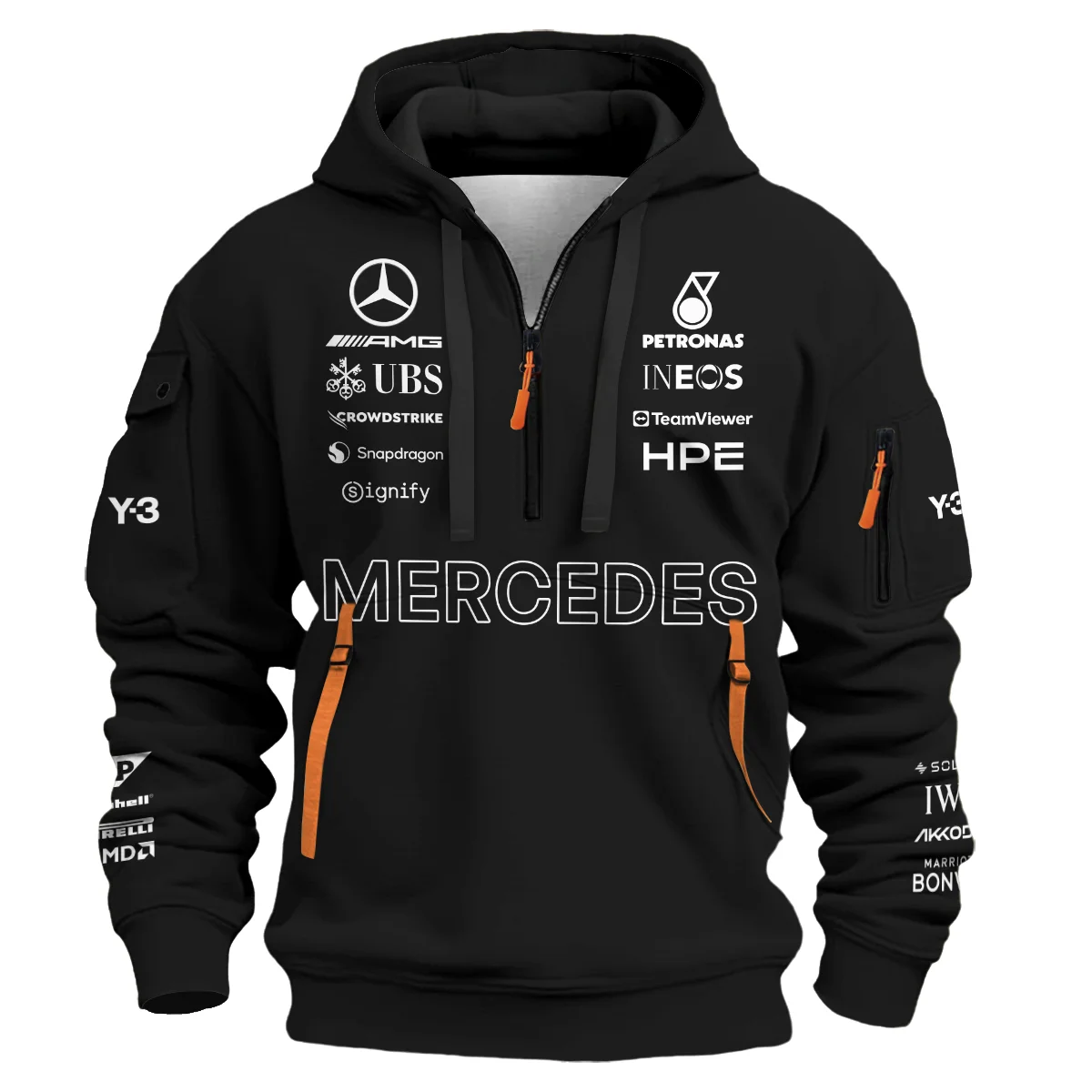 2026 Y-3 x Mercedes F1 Teamwear - Hoodie Half Zip BLMER18326A3HDF 2026 Y-3 x Mercedes F1 Teamwear - Hoodie Half Zip BLMER18326A3HDF