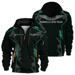 Aston Martin F1 Teamwear Hoodie Half Zip BLVA5326A1AMHDF