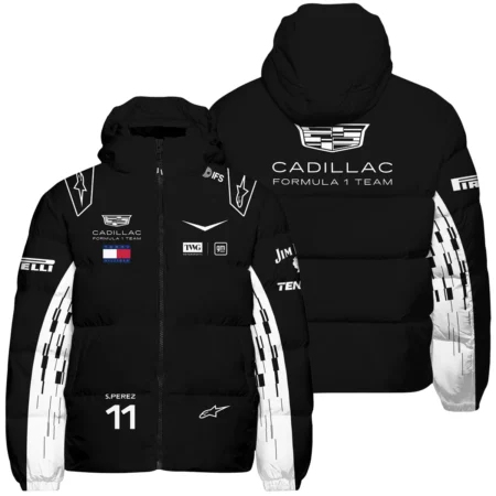 2026 Sergio Perez Cadillac F1 Team Apparel Down & Puffer Jackets BLVA9326SP3HCJ