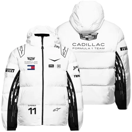 2026 Sergio Perez Cadillac F1 Team Apparel Down & Puffer Jackets BLVA9326SP4HCJ