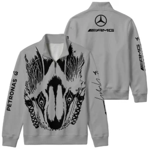 2026 Y-3 x Mercedes F1 - Winter Fleece Jacket BLMER18326A4WFJ