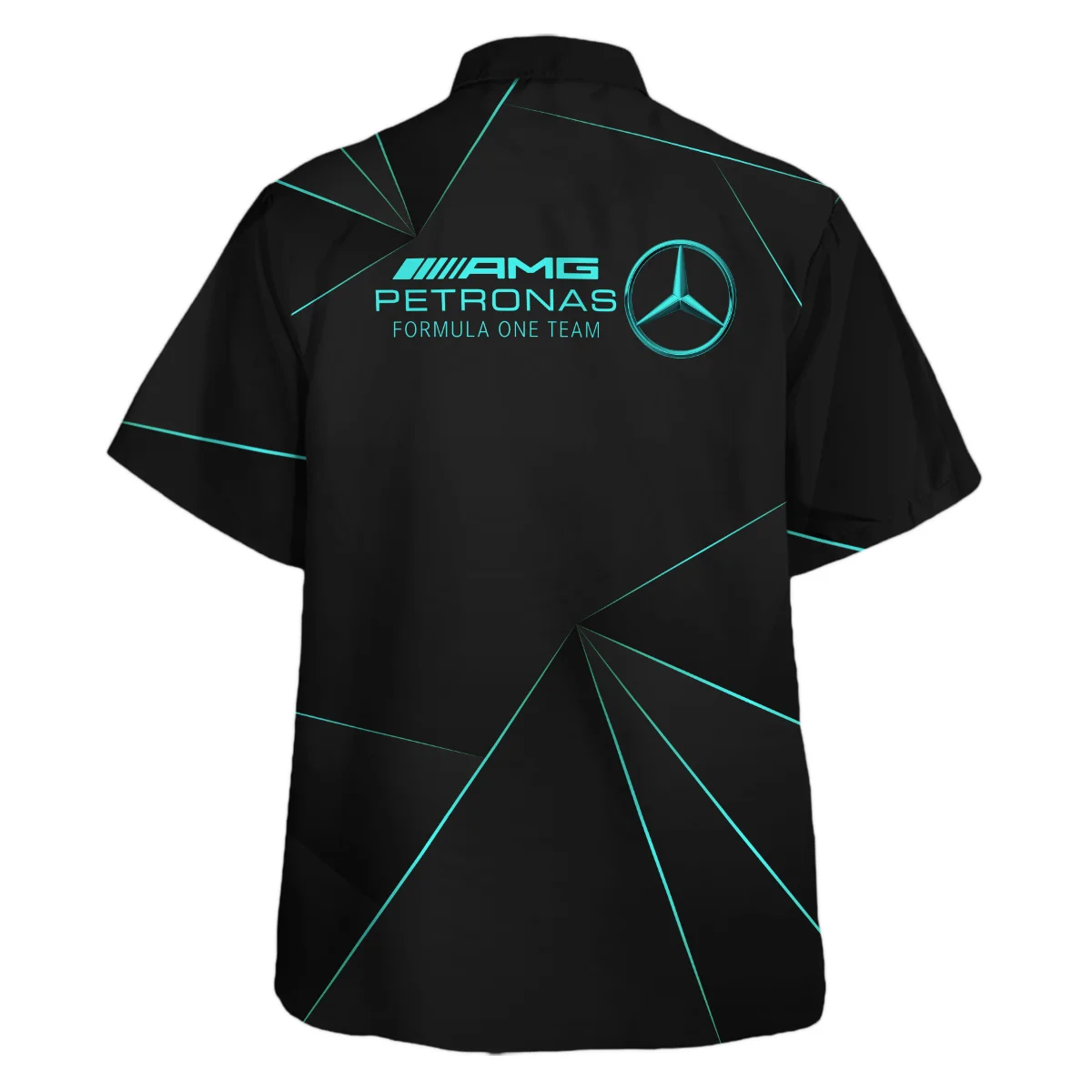 Mercedes F1 Teamwear Hawaiian Shirt BL8326A1MERHW Mercedes F1 Teamwear Hawaiian Shirt BL8326A1MERHW