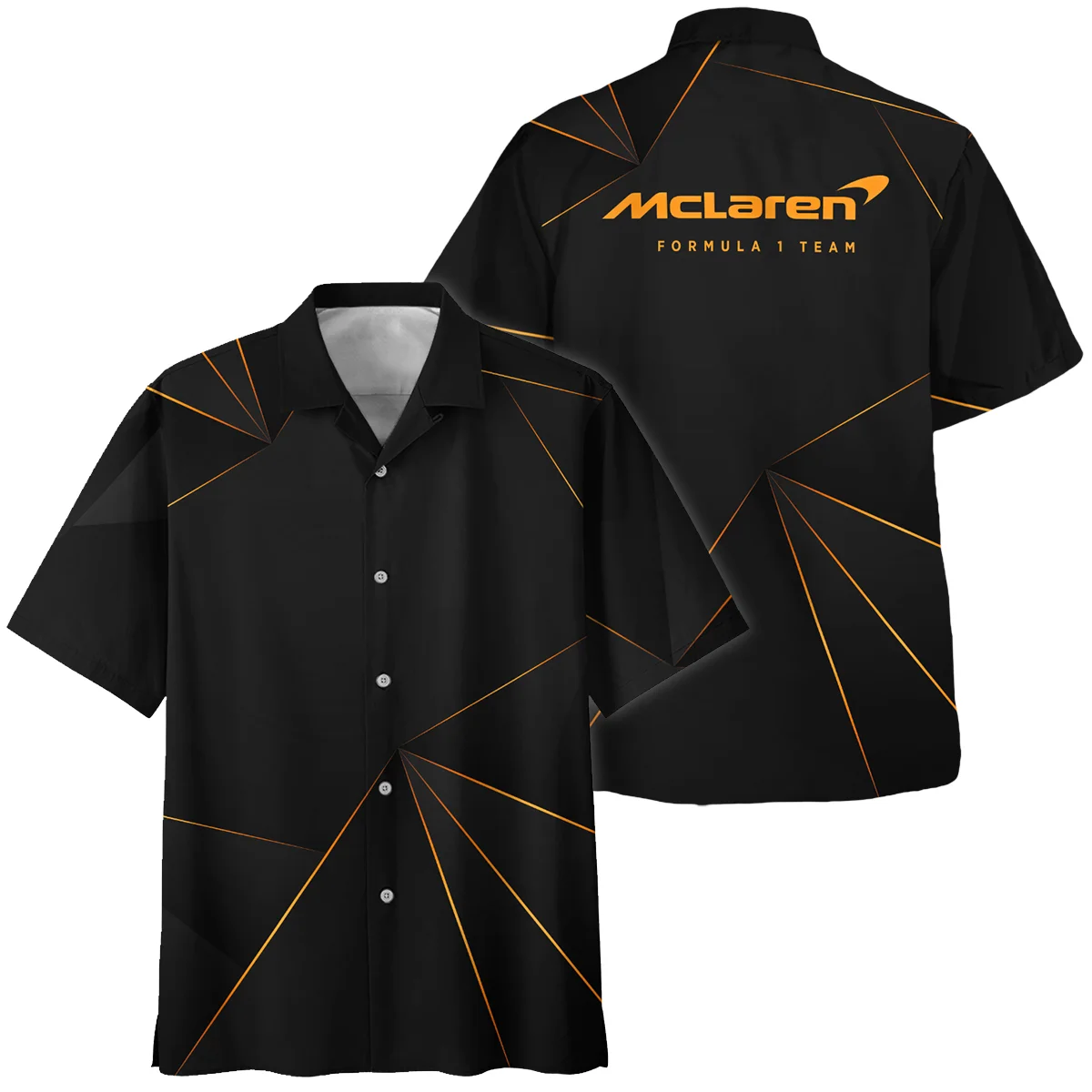 McLaren F1 Teamwear Hawaiian Shirt BL8326A1MCLHW McLaren F1 Teamwear Hawaiian Shirt BL8326A1MCLHW