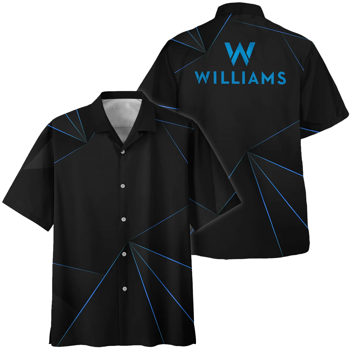 Williams F1 Teamwear Hawaiian Shirt BL8326A1WILHW Williams F1 Teamwear Hawaiian Shirt BL8326A1WILHW