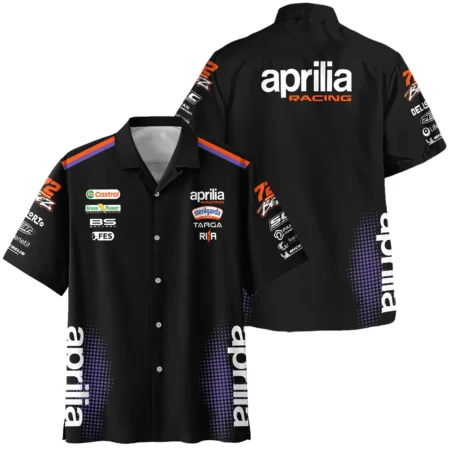 2026 Marco Bezzecchi Aprilia Racing Moto GP Teamwear Hawaiian Shirt BLGP26326A1HW