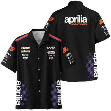 2026 Jorge Martin Aprilia Racing Moto GP Teamwear Hawaiian Shirt BLGP26326A2HW
