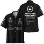 2026 Y-3 x Mercedes F1 Teamwear - Hawaiian Shirt BLMER18326A3HW