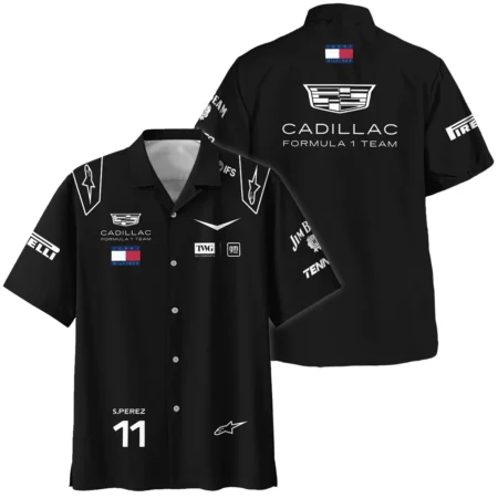 2026 Sergio Perez Cadillac F1 Team Apparel Hawaiian Shirt BLVA9326SP3HW